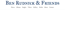Tablet Screenshot of benrudnick.com